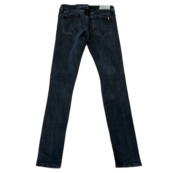 IRO Jeans Distressed Fitte Super Skinny Jeans Black Wash Size 27 - Picture 2 of 7